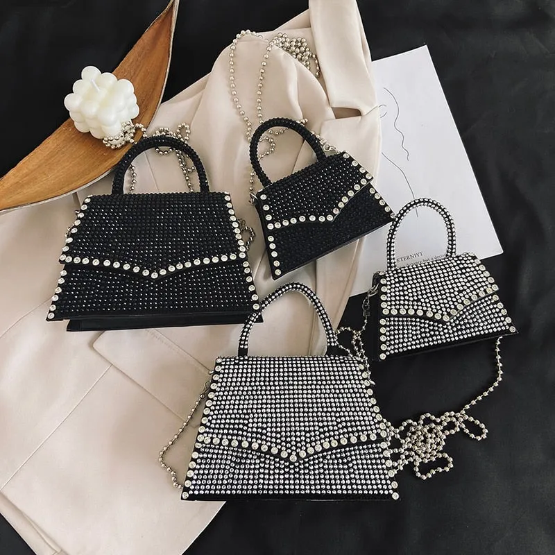 Sparkly Crystal High Quality Luxury Tote Bag