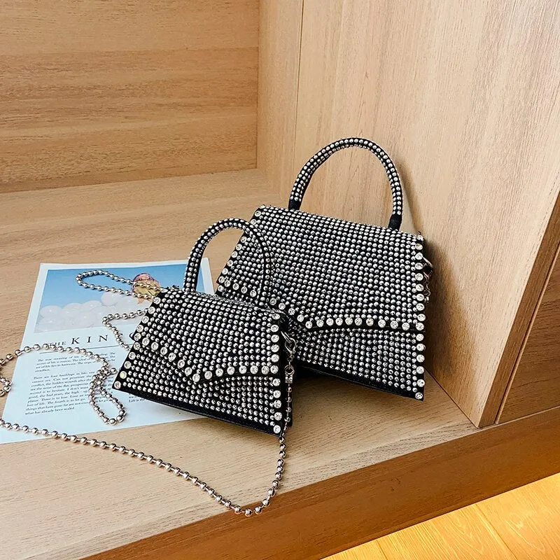 Sparkly Crystal High Quality Luxury Tote Bag