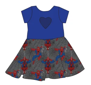 Spectacular Spidey Molly Heart Back Twirly Dress
