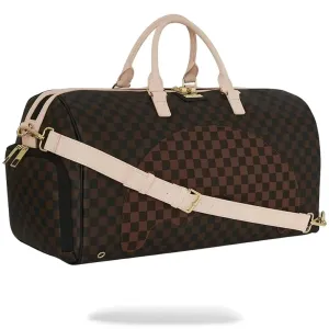 SprayGround Men Boujee Strap Emperor Duffle Spring 2025 Duffel (Brown Pink)