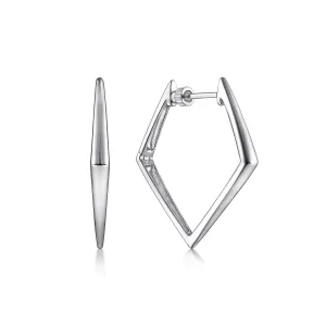 SS Geometric Hoop Earrings