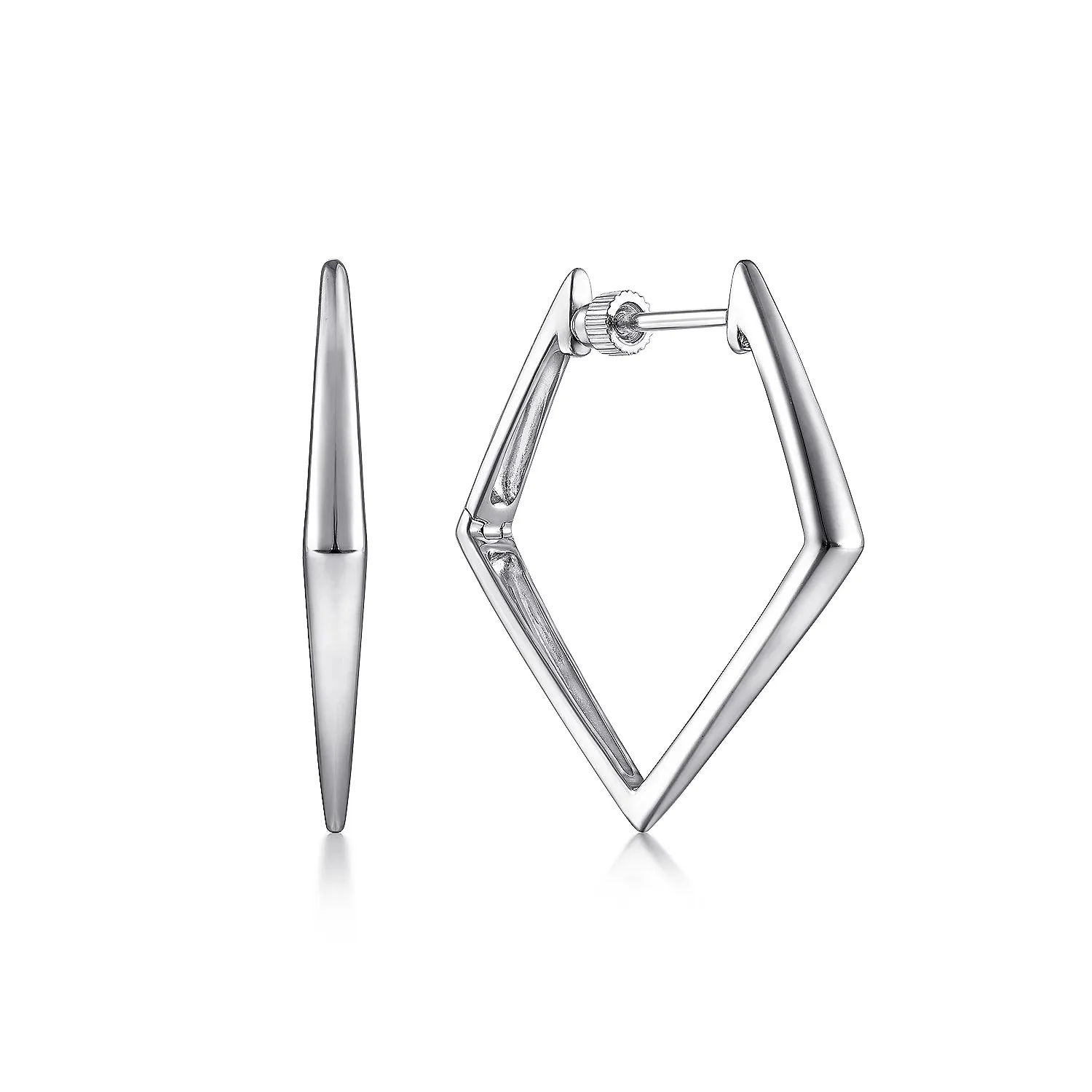 SS Geometric Hoop Earrings