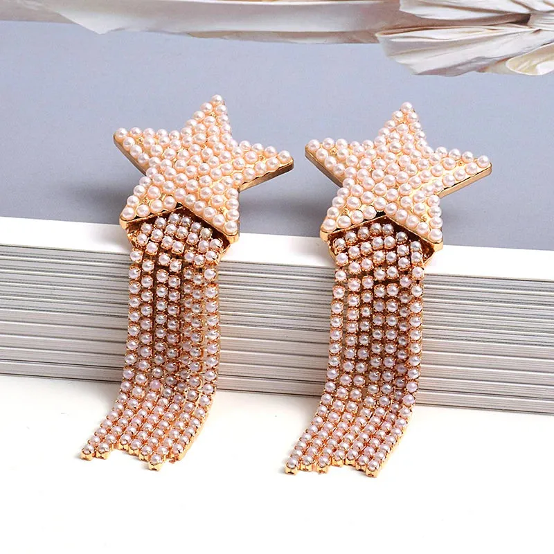 Star Tassel Earrings