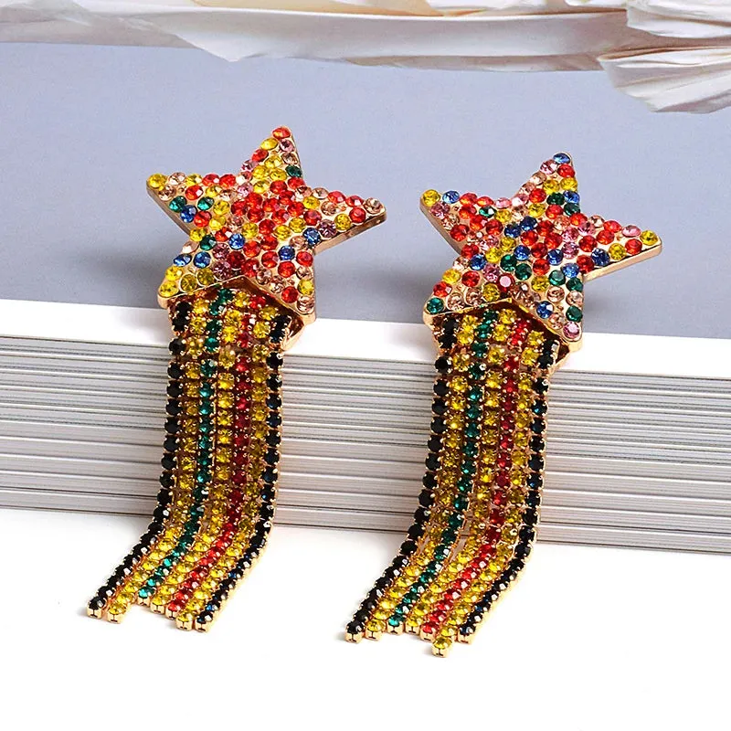 Star Tassel Earrings