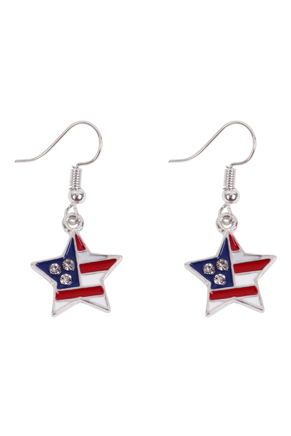 STAR USA ACCENT DANGLE HOOK EARRINGS