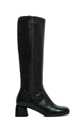Stefano Stefani Women's Leather Black Long Boots 8789 40% OFF