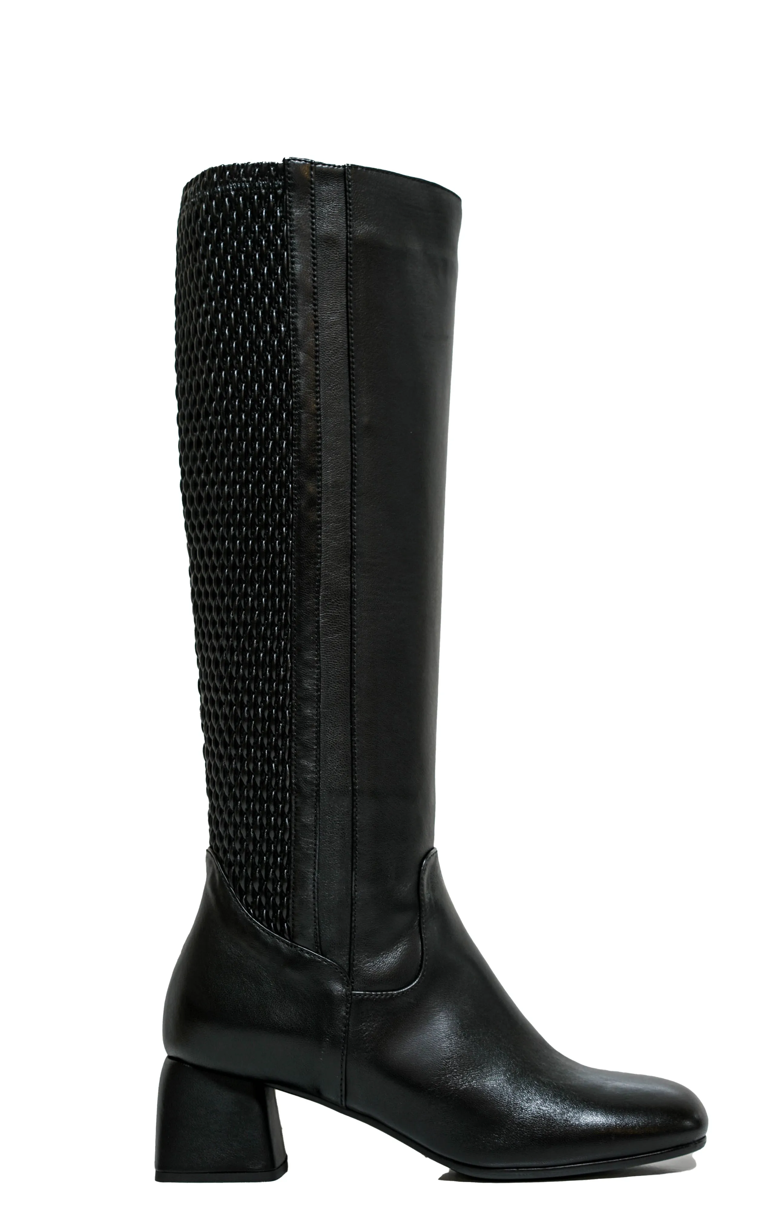 Stefano Stefani Women's Leather Black Long Boots 8789 40% OFF