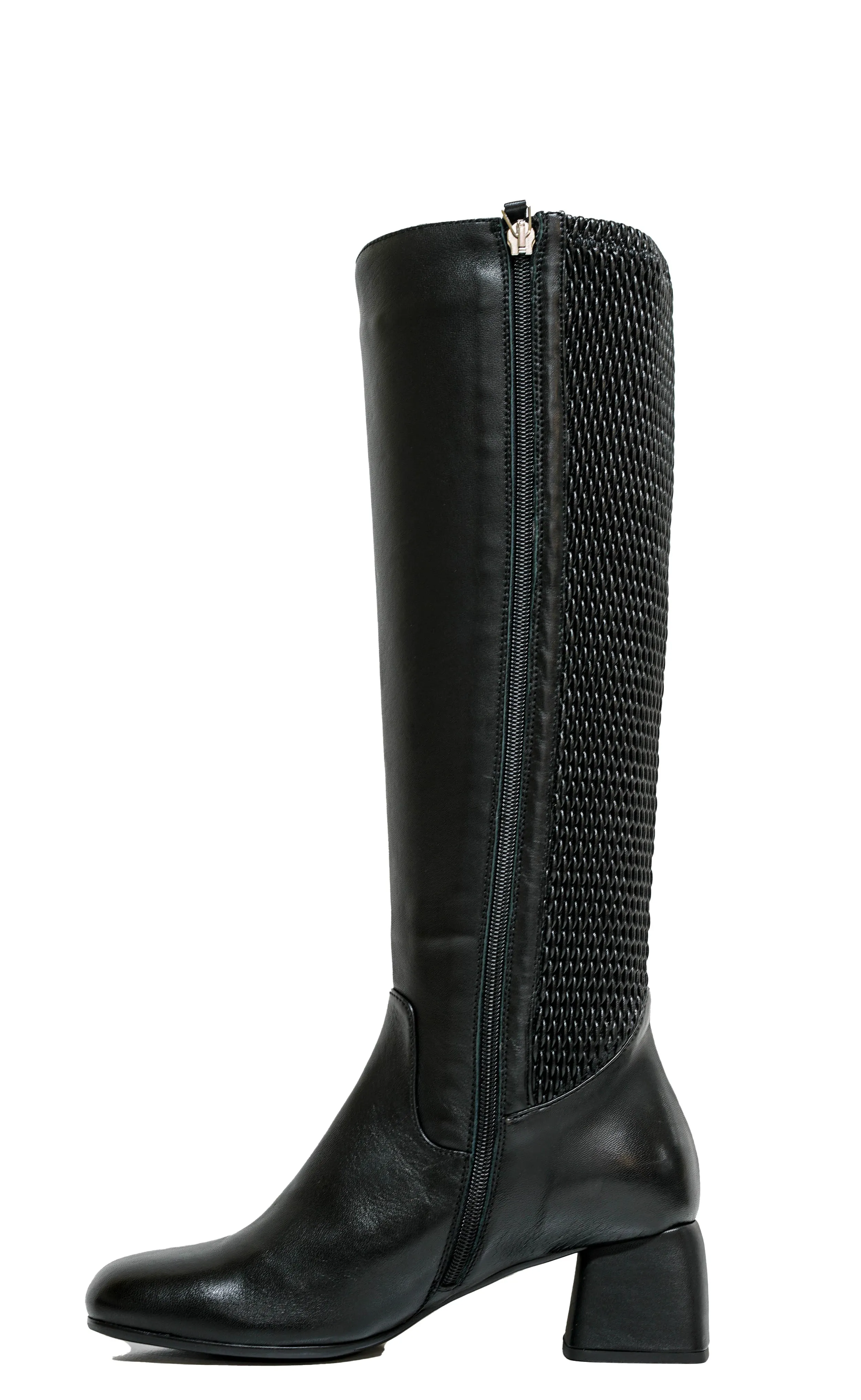 Stefano Stefani Women's Leather Black Long Boots 8789 40% OFF