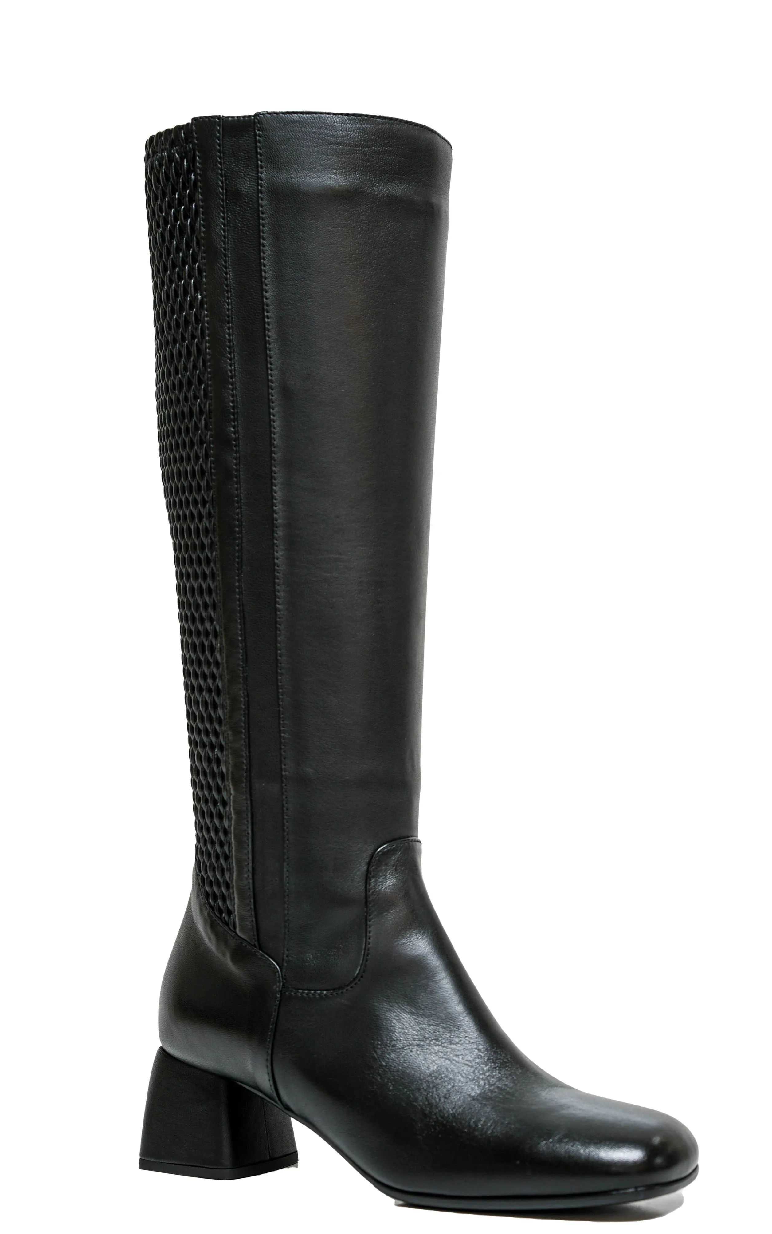 Stefano Stefani Women's Leather Black Long Boots 8789 40% OFF