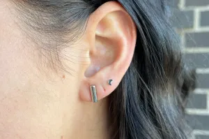 Sterling Silver Bar Studs