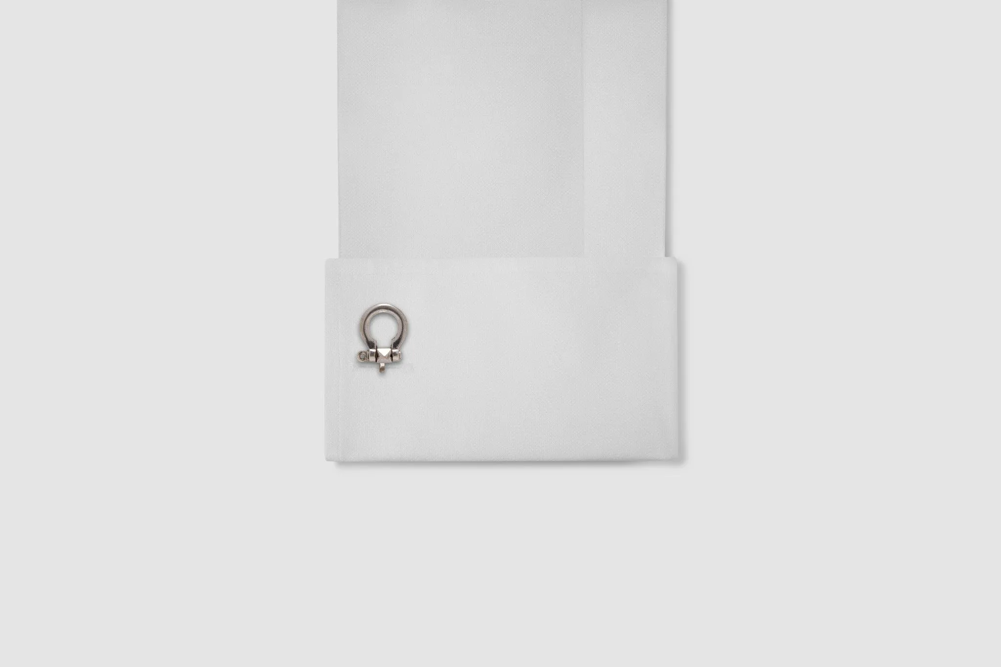 Sterling Silver Hermès Nautical Shackle Cufflinks