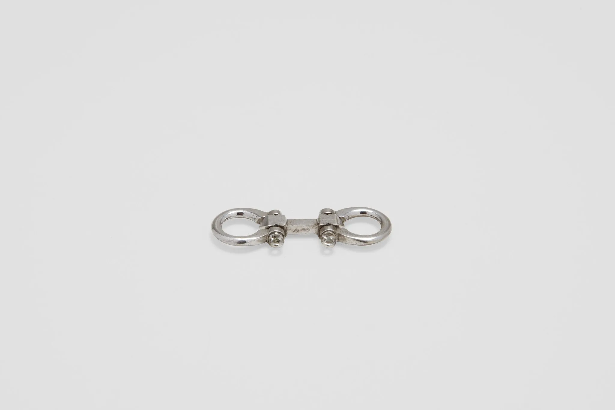 Sterling Silver Hermès Nautical Shackle Cufflinks