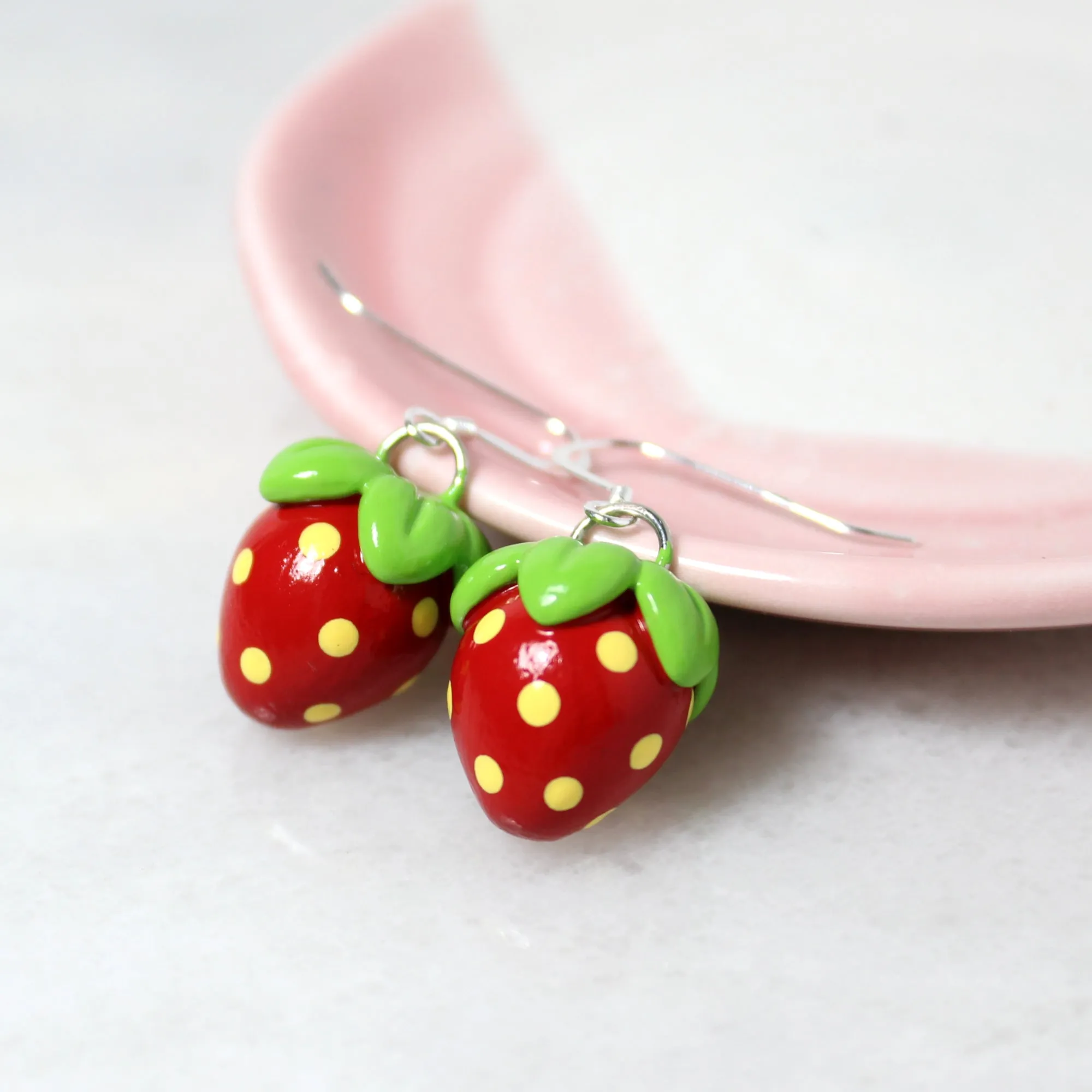 Strawberry Drop Earrings