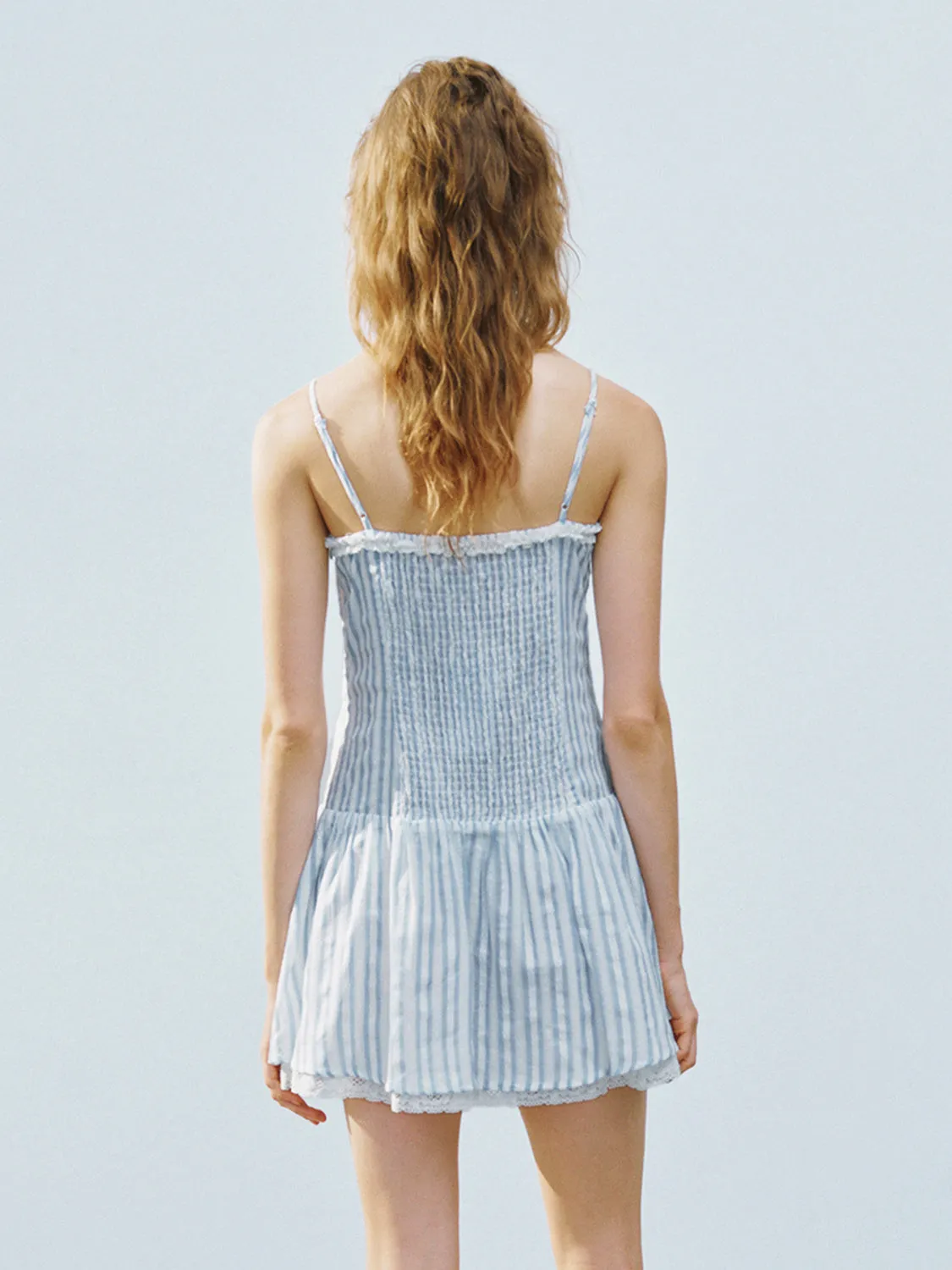 Striped Cami A-Line Dresses