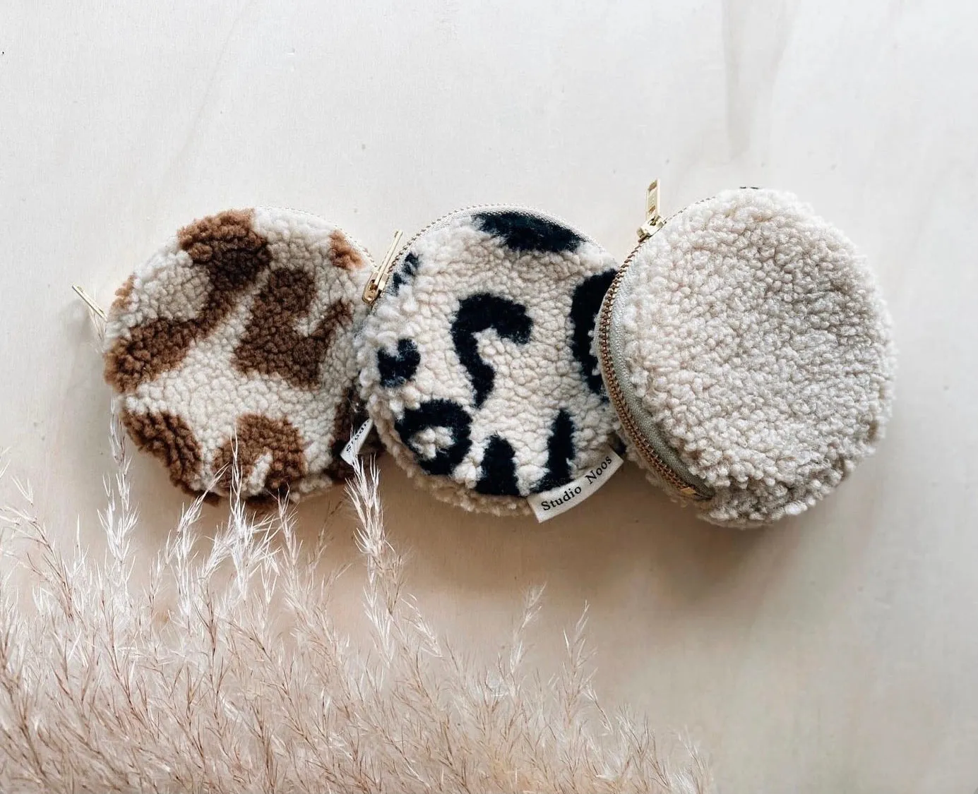 STUDIO NOOS TEDDY WALLET LEOPARD