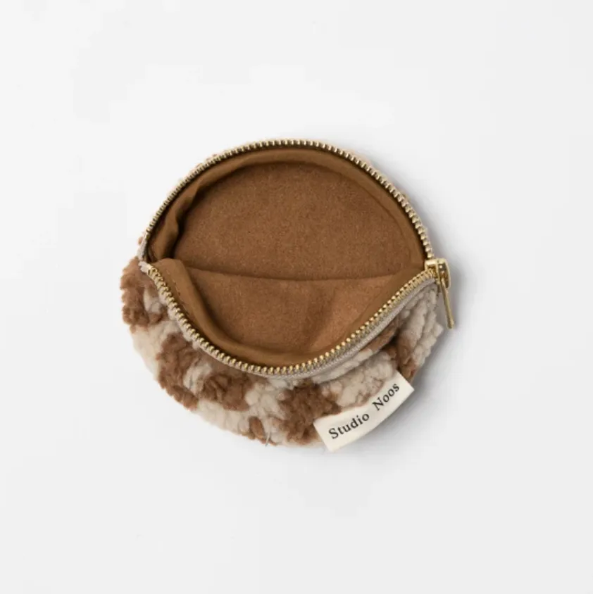 STUDIO NOOS TEDDY WALLET LEOPARD