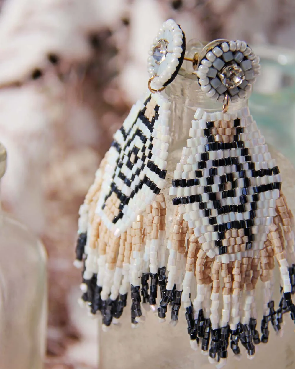 Sundar Earrings in Sand