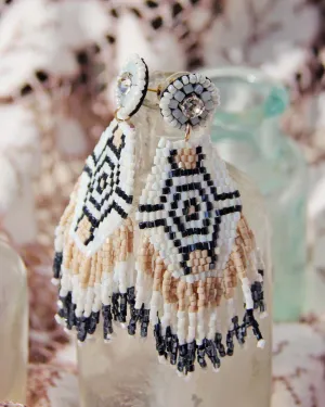 Sundar Earrings in Sand