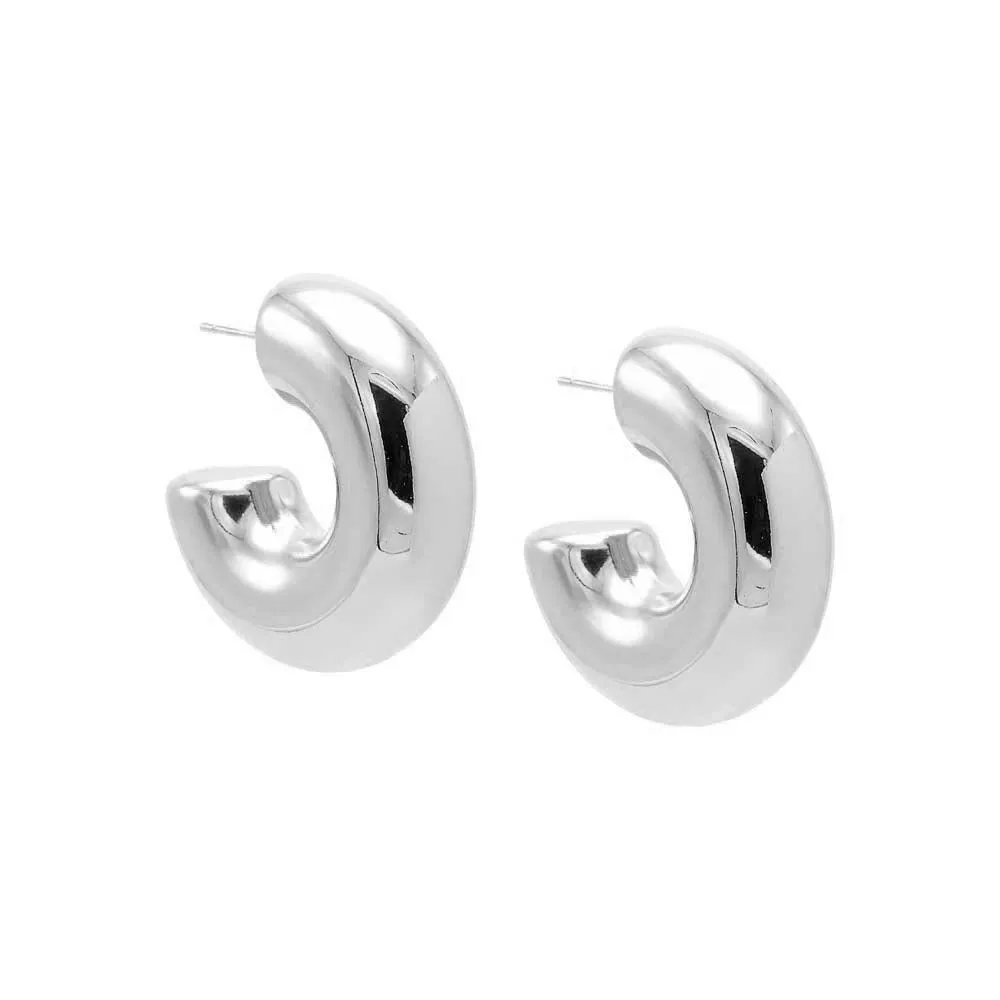 Super Wide Bubble Hoop Earring