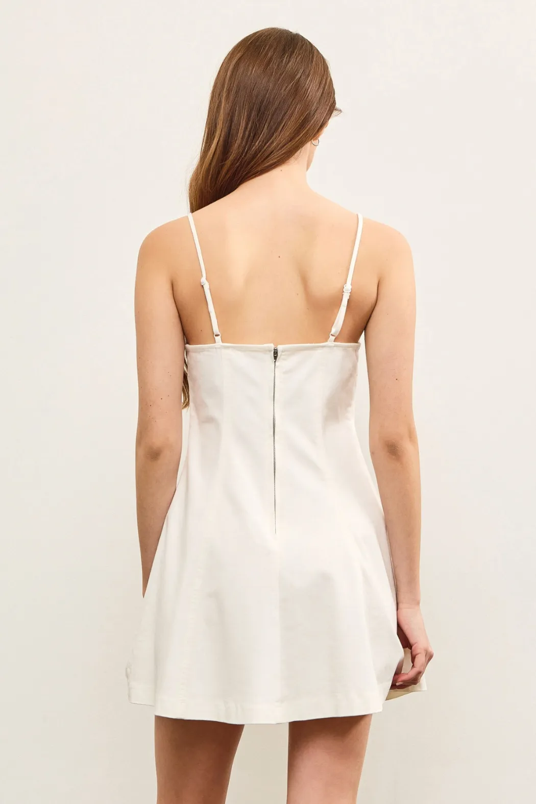 Sweetheart A-Line Denim Dress