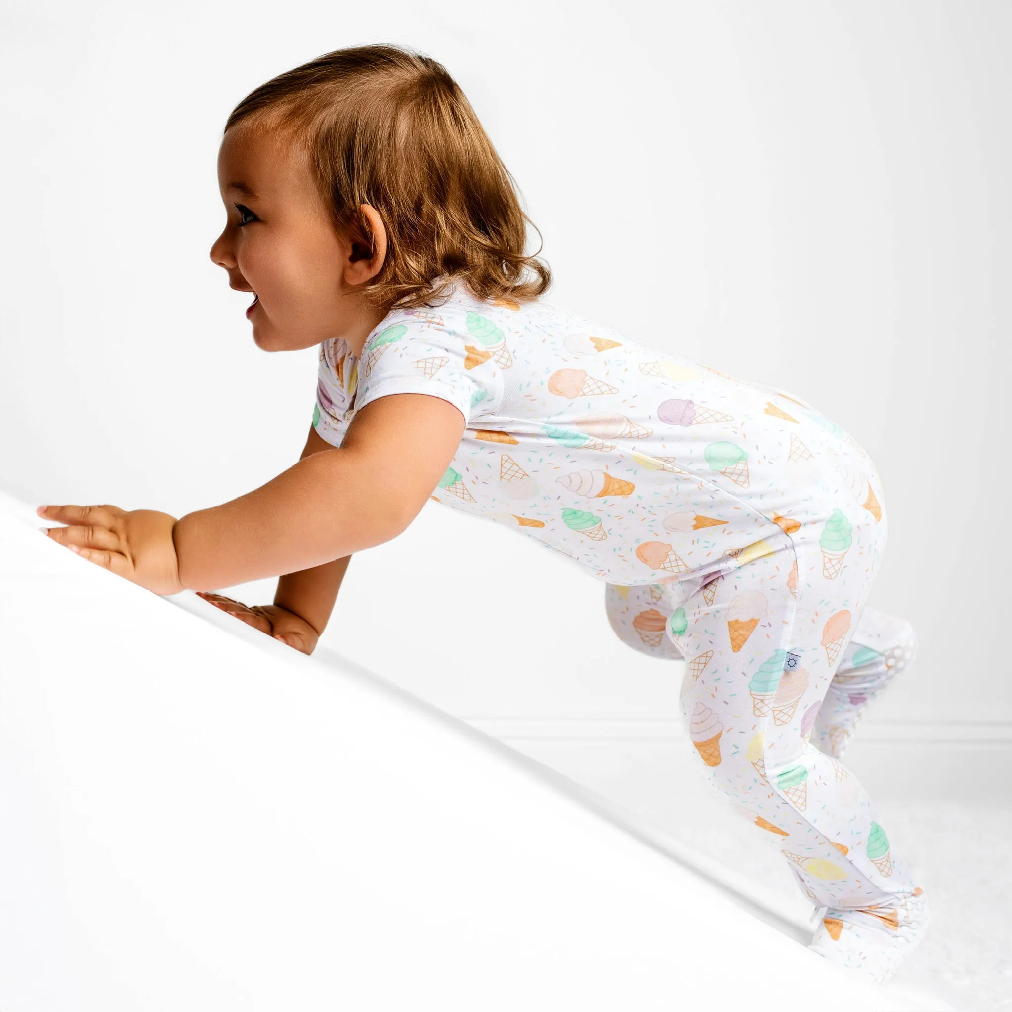 Swirls Zippy Romper