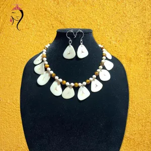 Tagua Nut Necklace Set. #22025