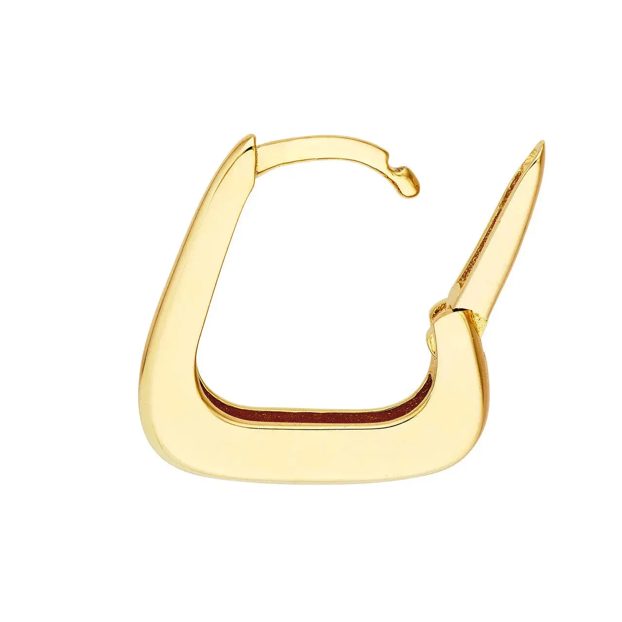 Tapered Square Hoop Earrings