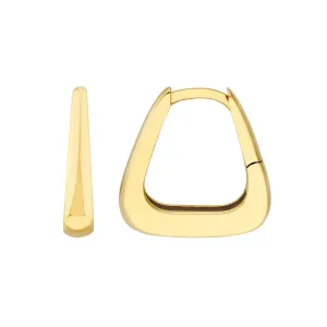 Tapered Square Hoop Earrings