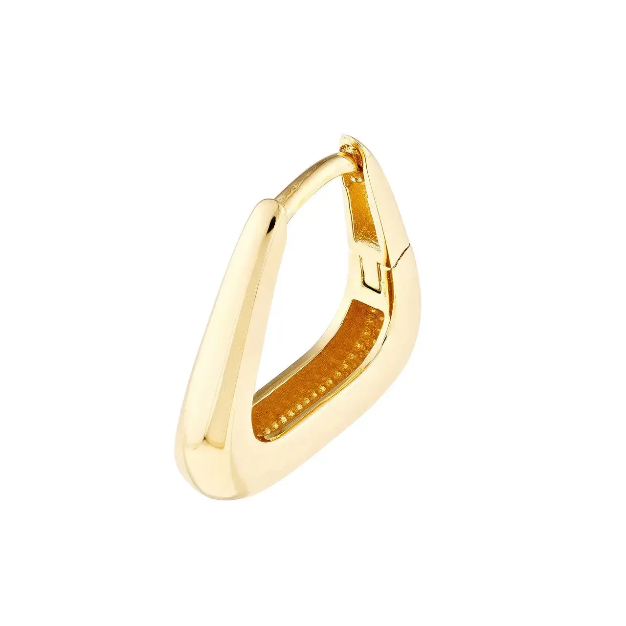 Tapered Square Hoop Earrings
