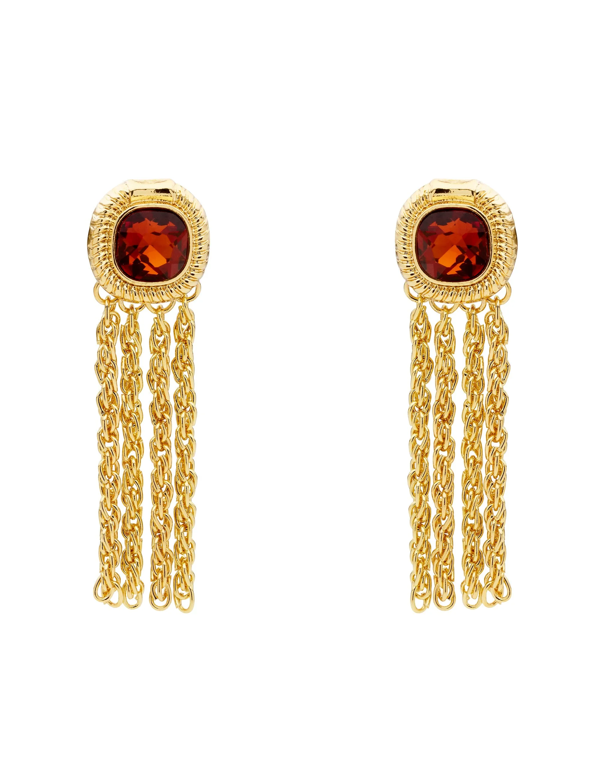 TASSEL STONE STUDS