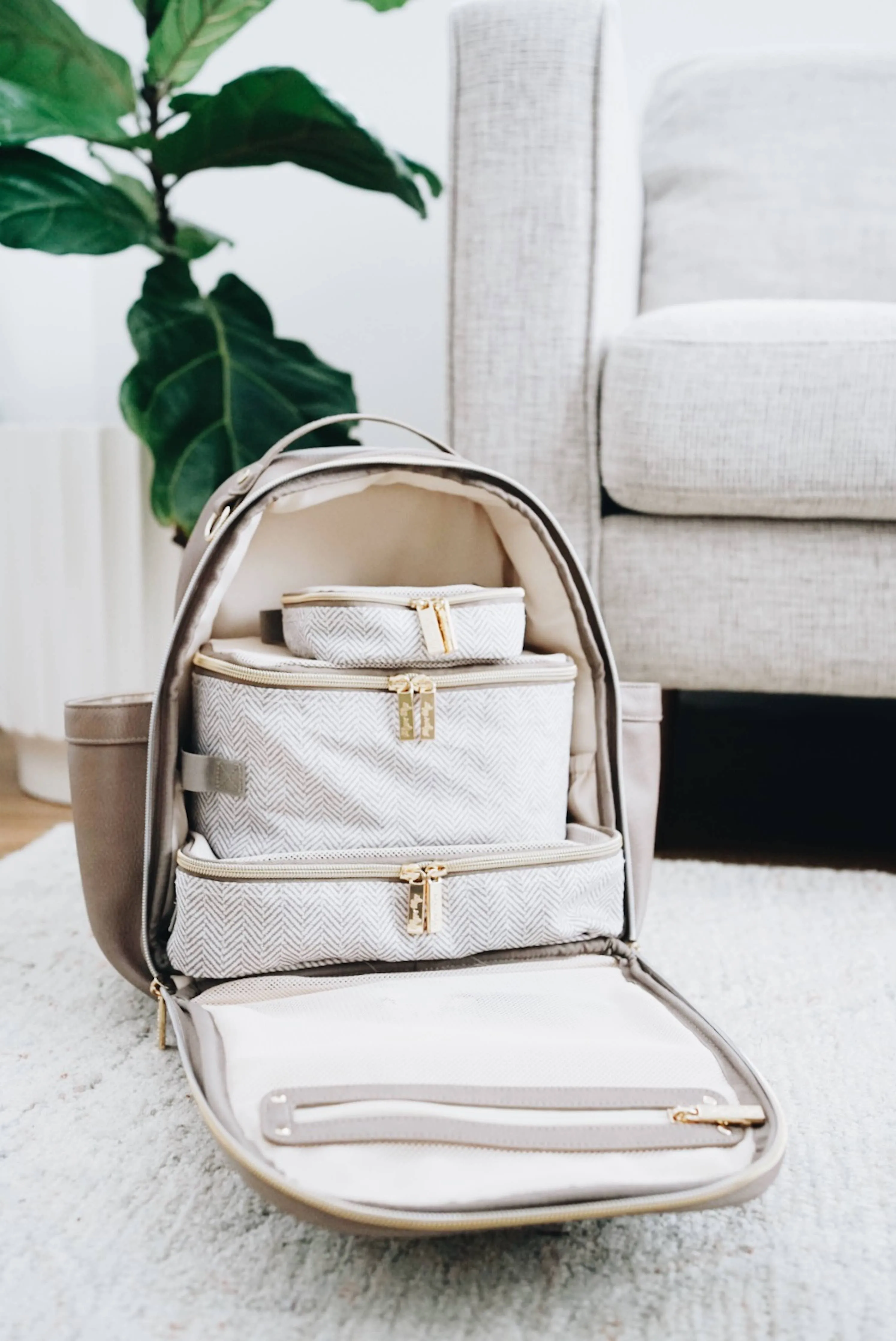 Taupe Packing Cubes