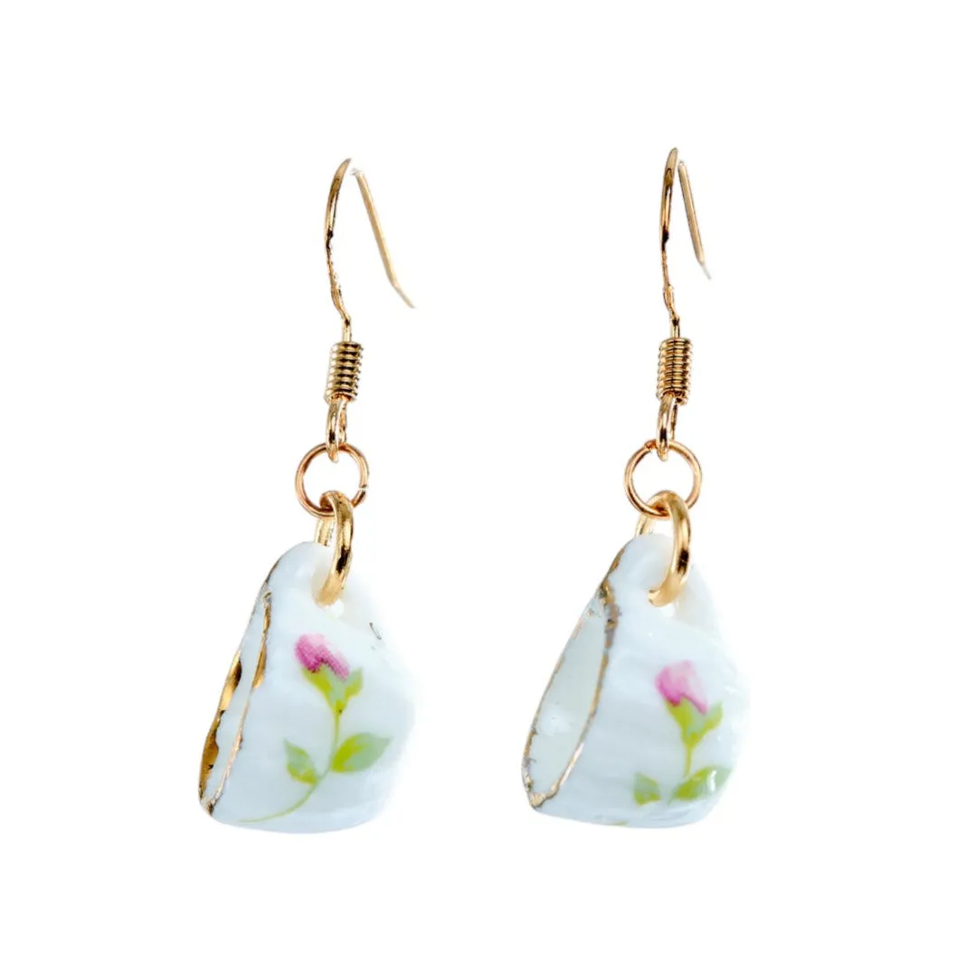 Tea Cup Dangle Earrings-Patterns