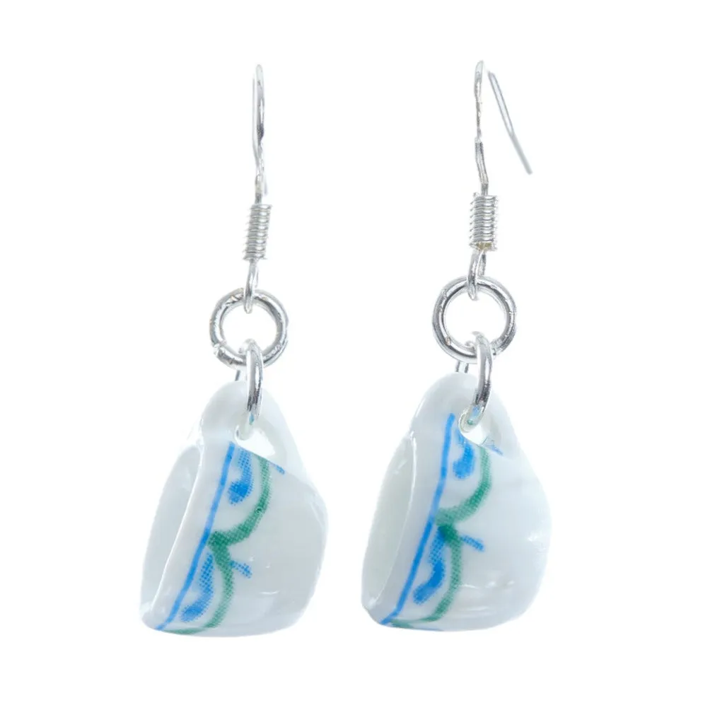 Tea Cup Dangle Earrings-Patterns