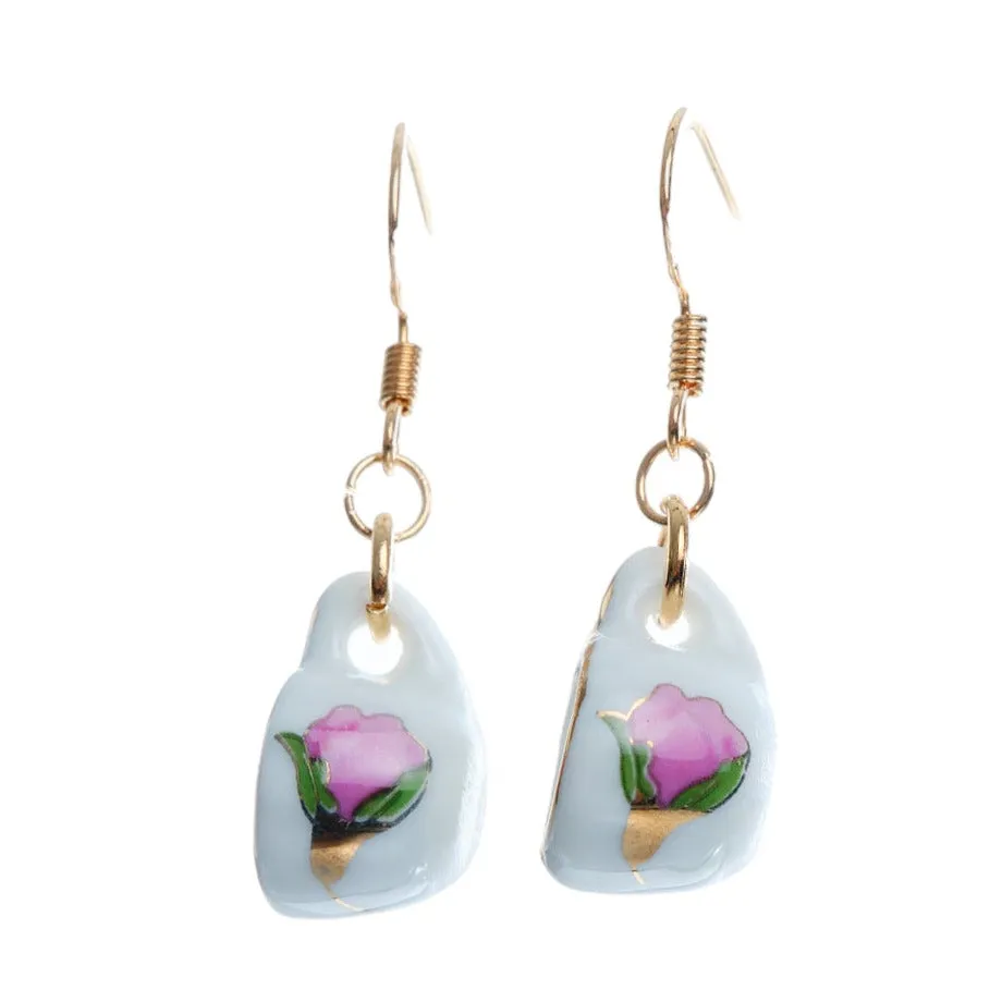 Tea Cup Dangle Earrings-Patterns