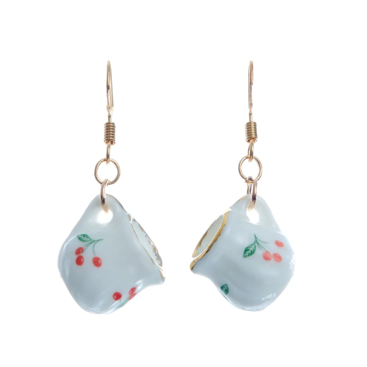 Tea Cup Dangle Earrings-Patterns