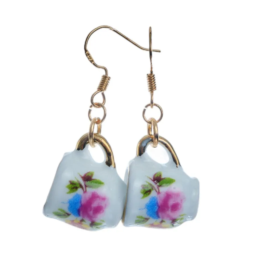 Tea Cup Dangle Earrings-Patterns