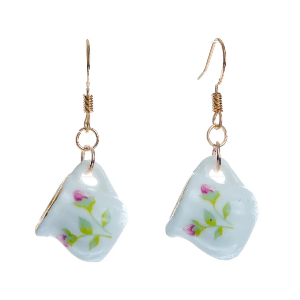 Tea Cup Dangle Earrings-Patterns