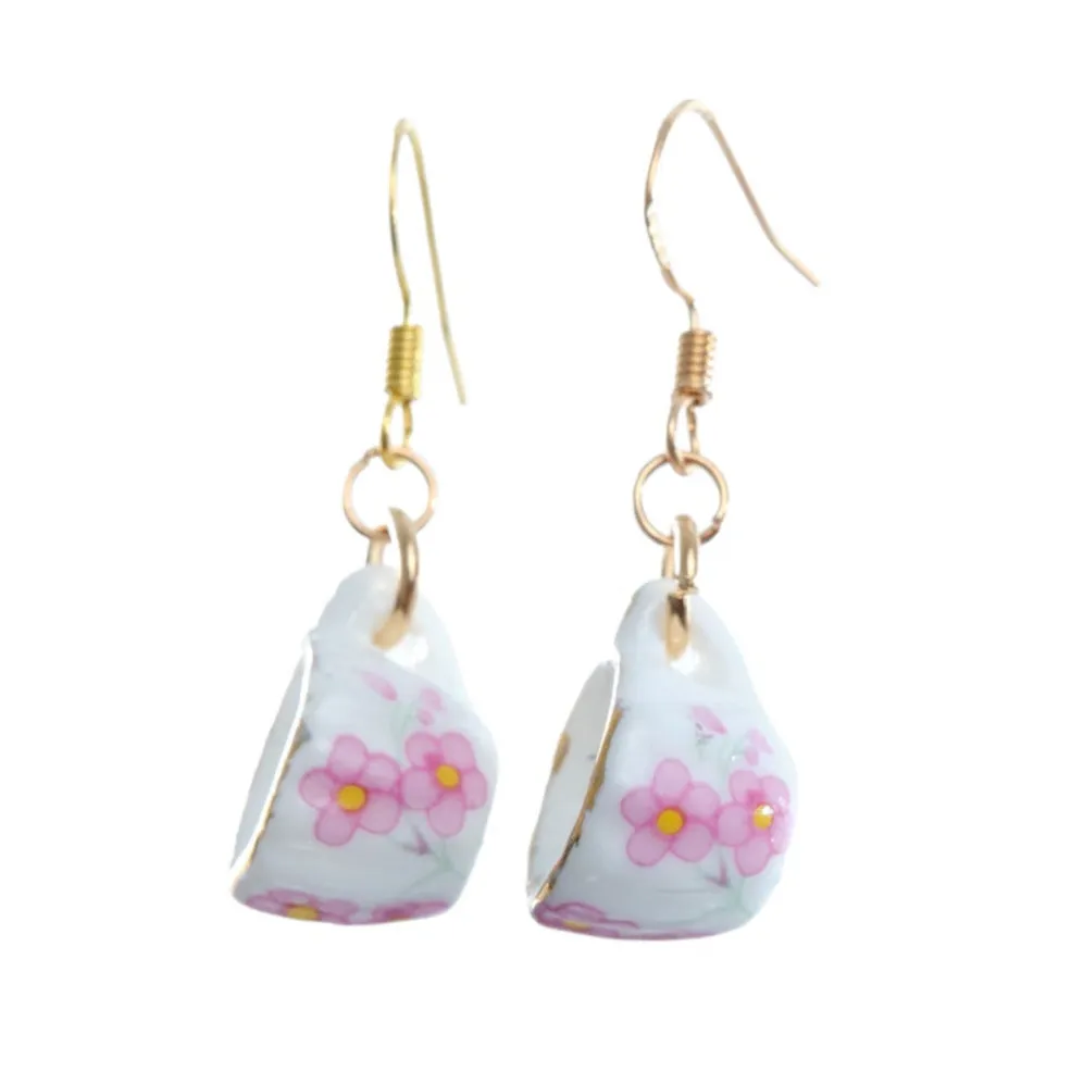 Tea Cup Dangle Earrings-Patterns