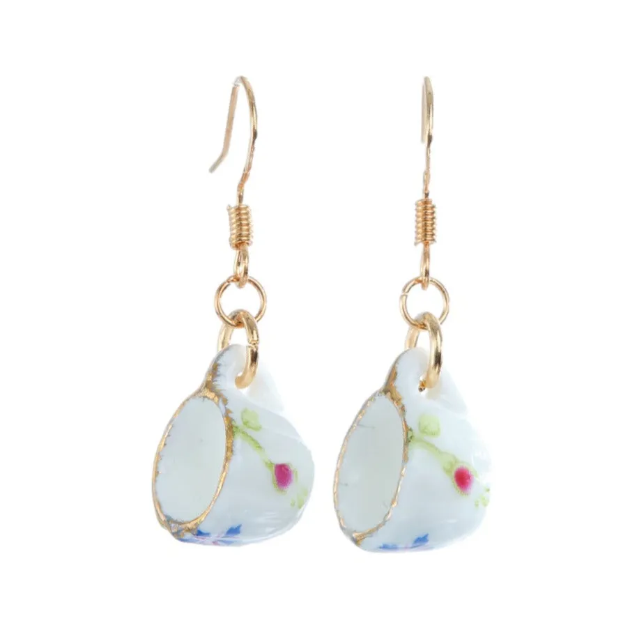 Tea Cup Dangle Earrings-Patterns