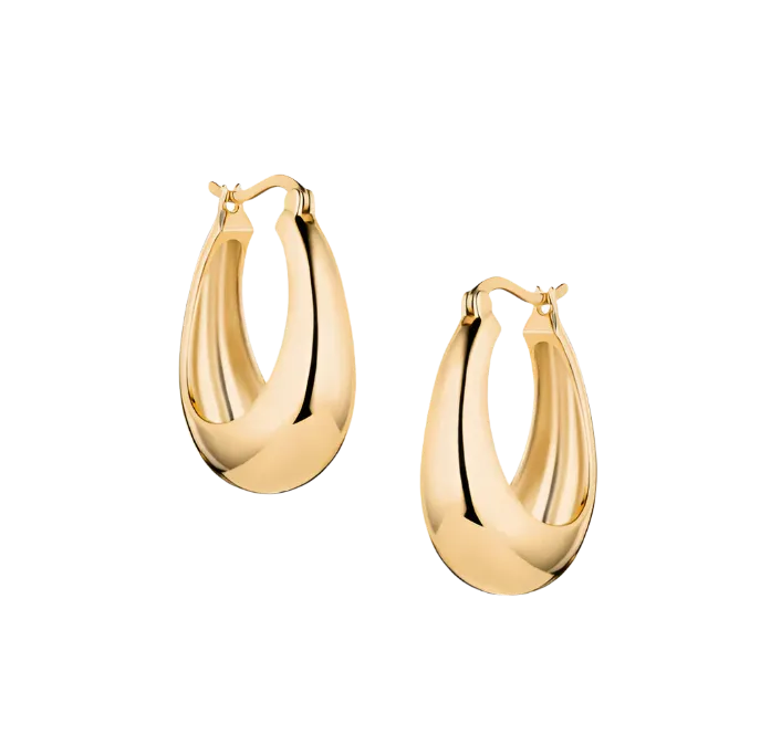 Thatch - Lumi 14K Gold Plated Hoop Earrings