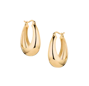Thatch - Lumi 14K Gold Plated Hoop Earrings