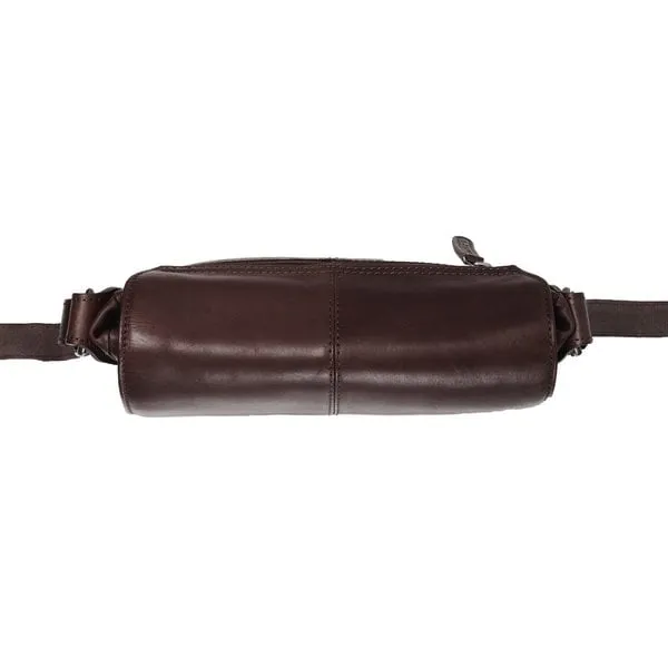 The Chesterfield Leather Shoulder Bag Brown Bodin
