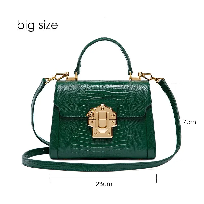 The Fashionista Luxury  Leather Crossbody Handbag