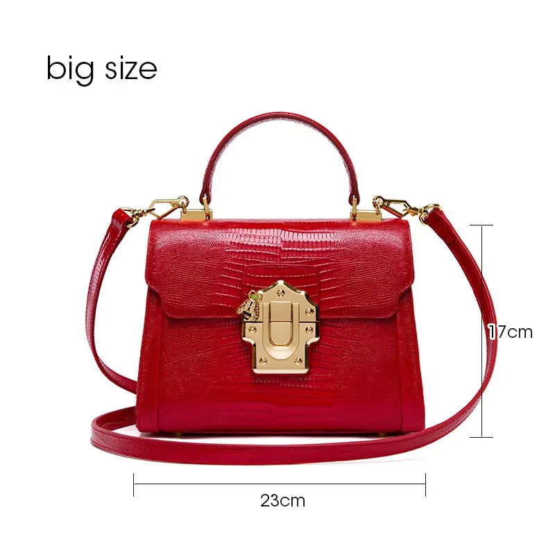 The Fashionista Luxury  Leather Crossbody Handbag