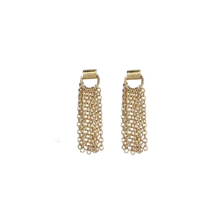 The "Tassle" 14 Karat Yellow Gold Tassel Earrings