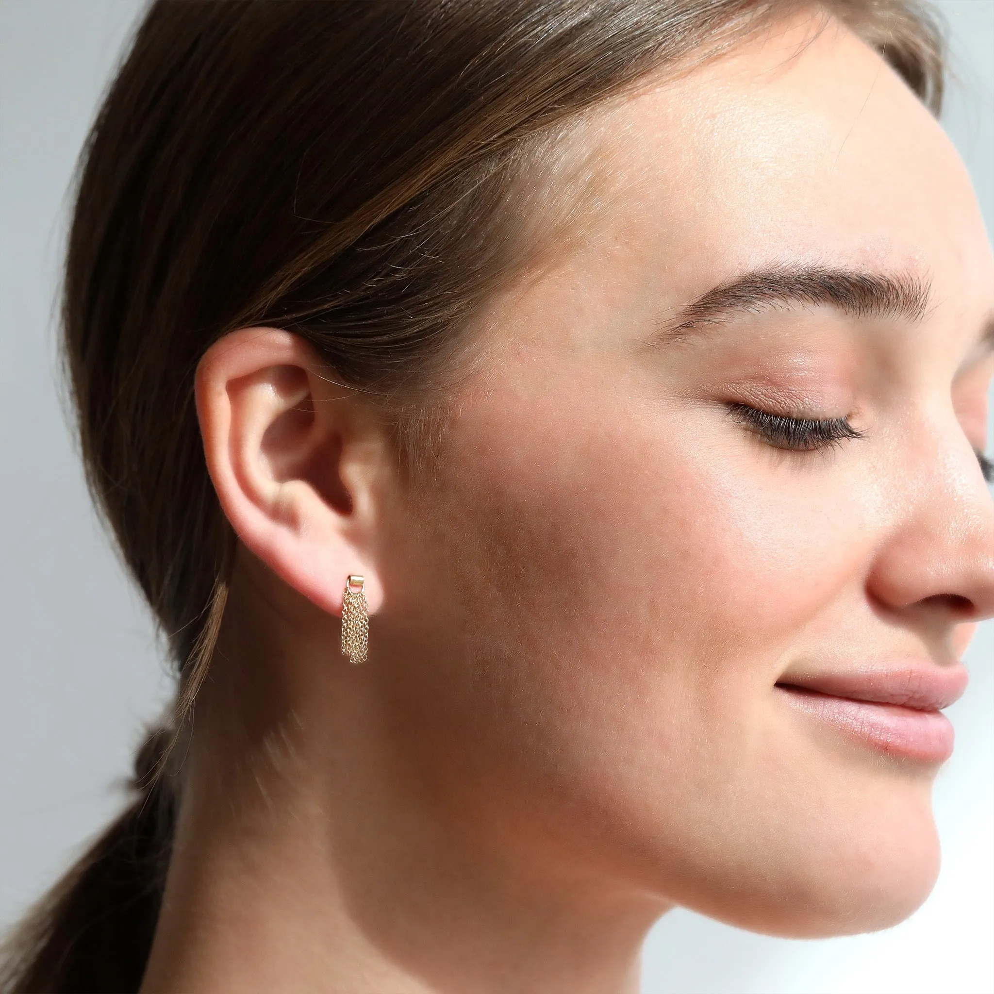 The "Tassle" 14 Karat Yellow Gold Tassel Earrings