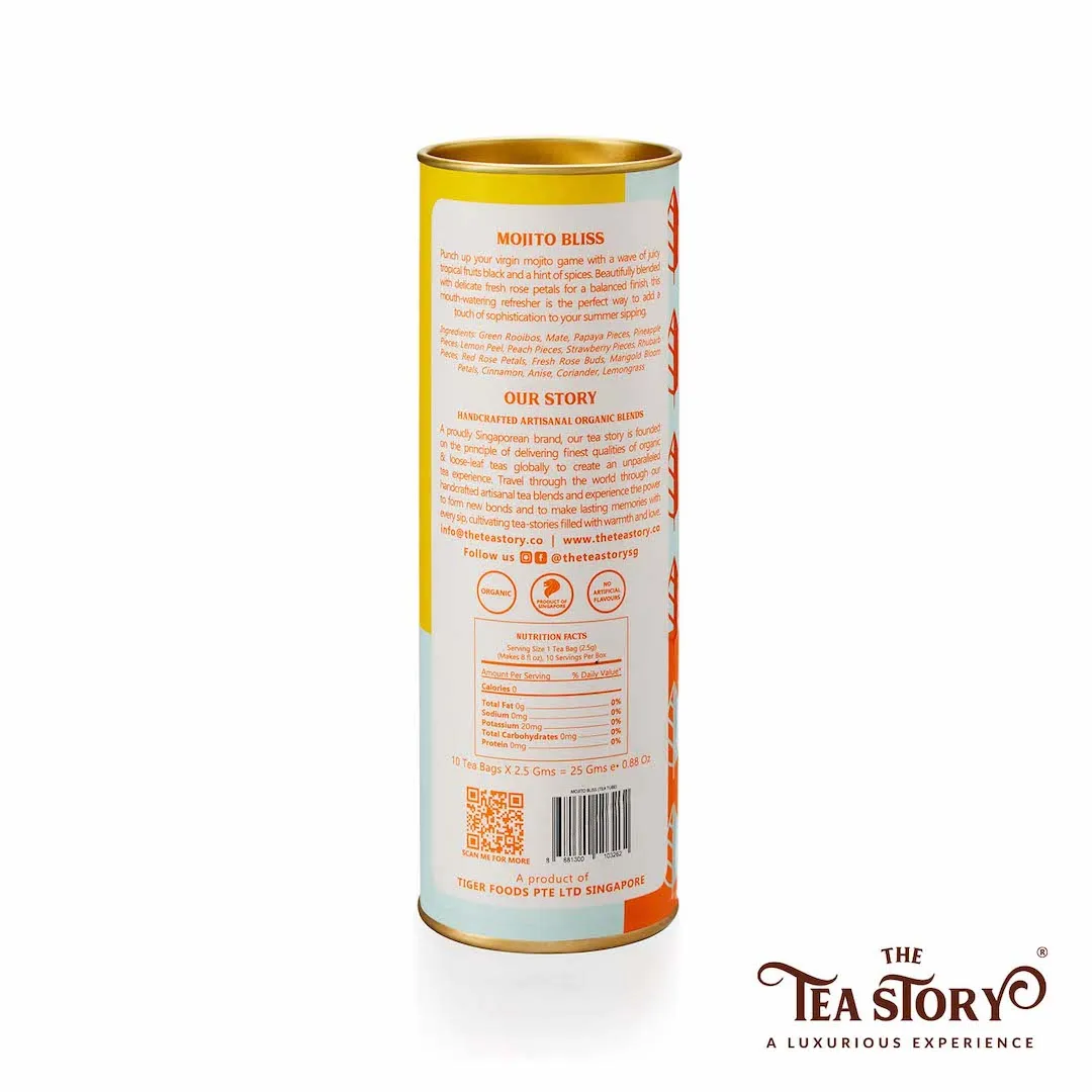 The Tea Story Mojito Bliss Tea Tube