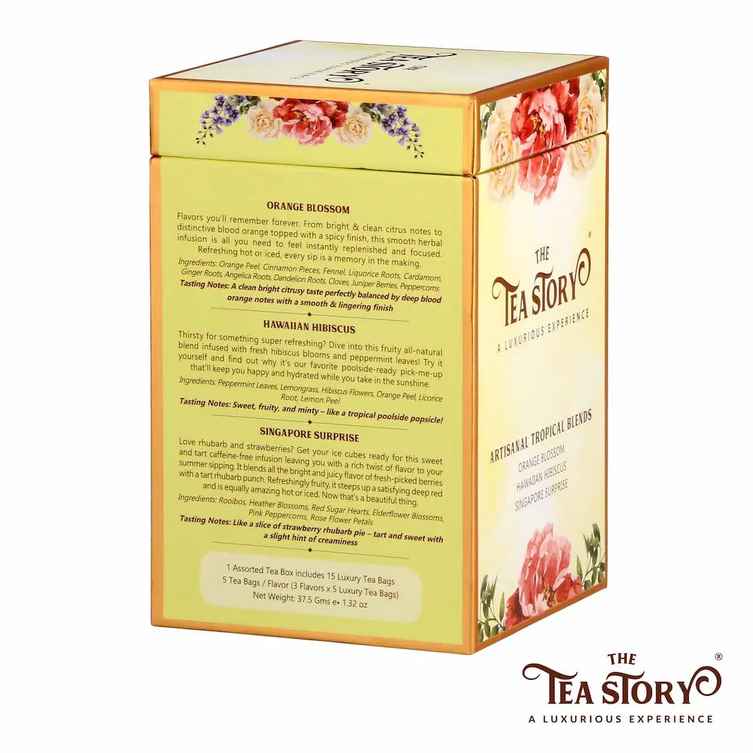 The Tea Story Tropical Blends Assorted Tea Box