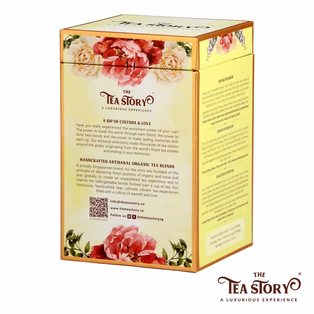 The Tea Story Tropical Blends Assorted Tea Box