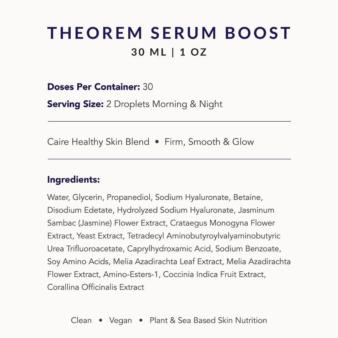 Theorem Serum Boost 30mL | 1oz   Gua Sha Set